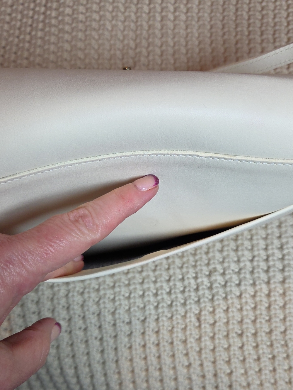 Clare V. Turnlock Louis Purse In Cream NWOT - Picture 9 of 15